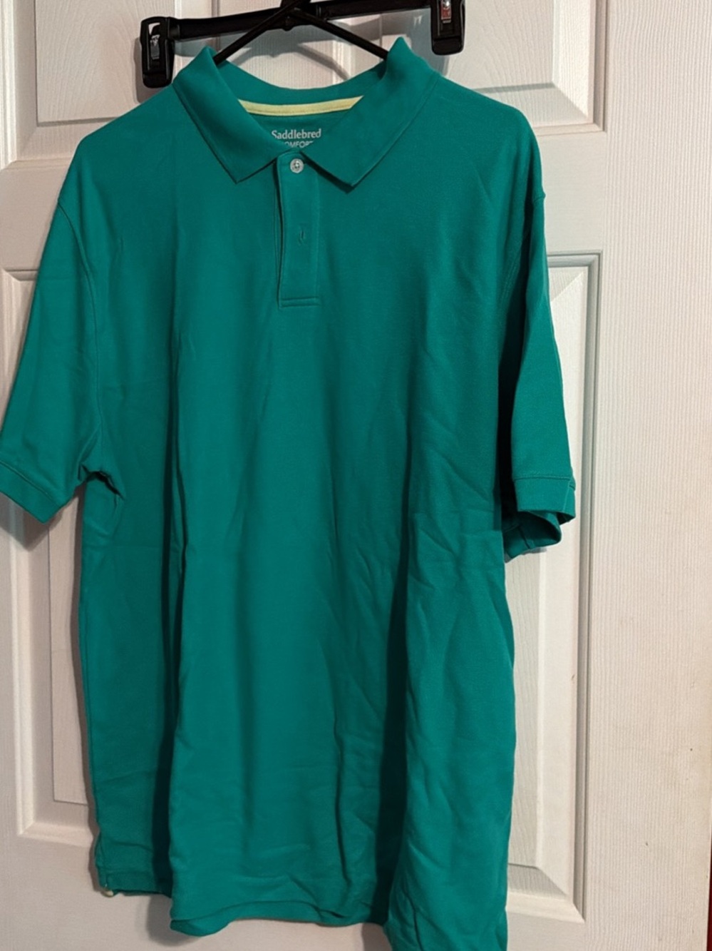 Saddlebred Teal Polo Shirt - Men's Short Sleeve